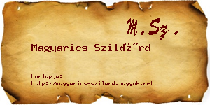 Magyarics Szilárd névjegykártya